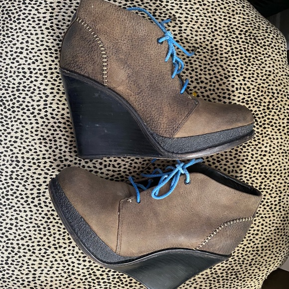 Rare rag & bone wedge ankle boots - Picture 2 of 7